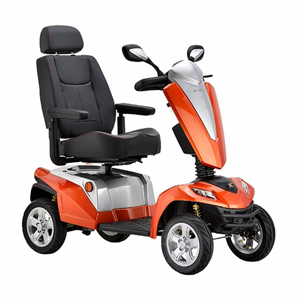Kymco Maxer 8MPH mobility Scooter Orange