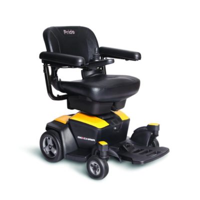 Pride Go-Chair 2 Electric Wheelchair Powerchair Yellow