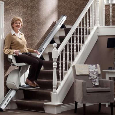 Homeglide Straight Stairlift Lifestyle Lifting