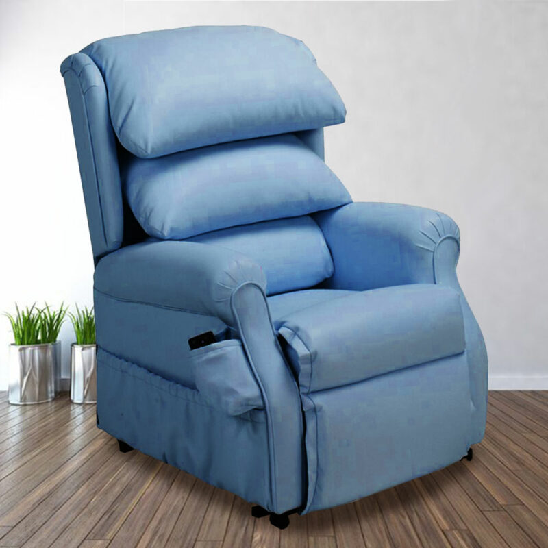 Blue Camelot Pellinore Recliner Chair