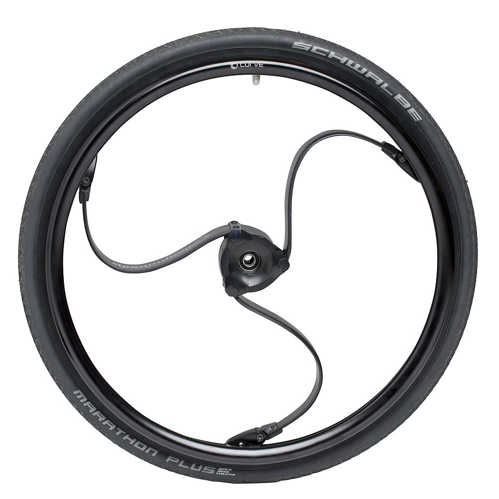 A single loopwheel wheelchair upgrade
